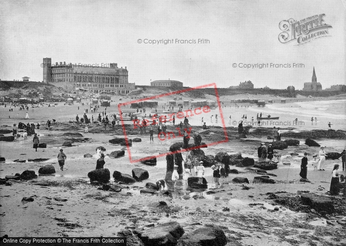 Photo of Tynemouth, The Aquarium And Sands c.1890