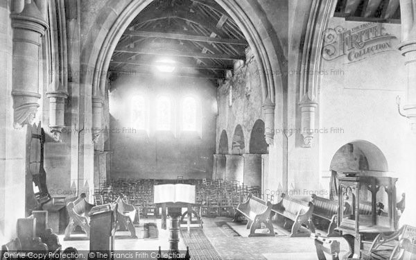 Photo of Tywyn, Church Interior 1892