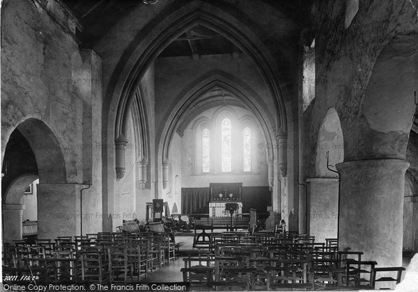 Photo of Tywyn, Church, Nave East 1892
