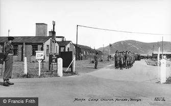 Tywyn, Morfa Camp Church Parade c1939