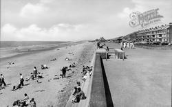 The Beach And Promenade c.1955, Tywyn