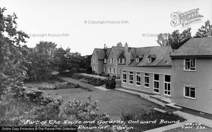 Photo of Tywyn, The House And Gardens, Outward Bound Girls School, Rhowniar c.1965