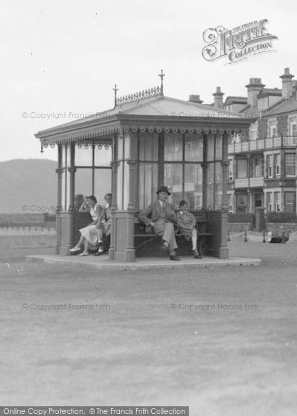 Photo of Tywyn, The Promenade, Enjoying The Sea Breeze c.1933