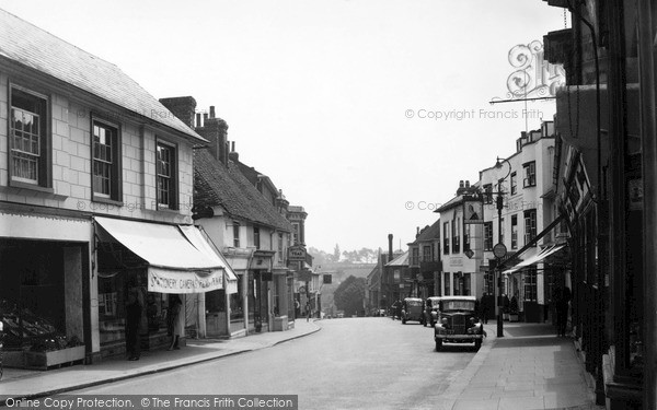 Photo of Uckfield, High Street And Maiden's Head Hotel c.1950