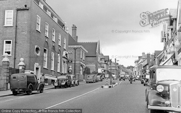 Photo of Uckfield, High Street And Post Office c.1955