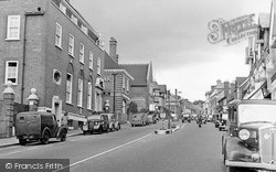 High Street And Post Office c.1955, Uckfield