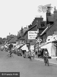 High Street, Cyclists c.1950, Uckfield