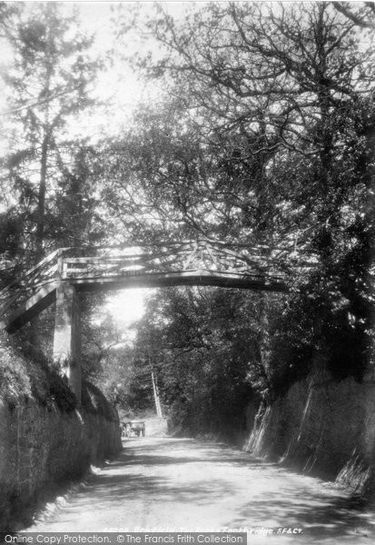 Photo of Uckfield, The Rocks Footbridge 1902