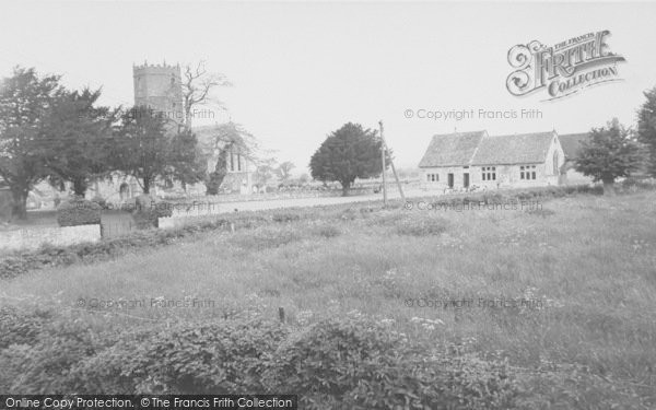 Photo of Uffington, Church And School c.1960
