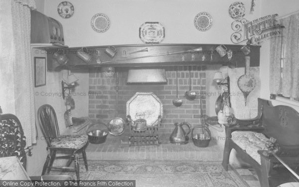Photo of Uffington, The Fireplace, Benjy's Cottage c.1960