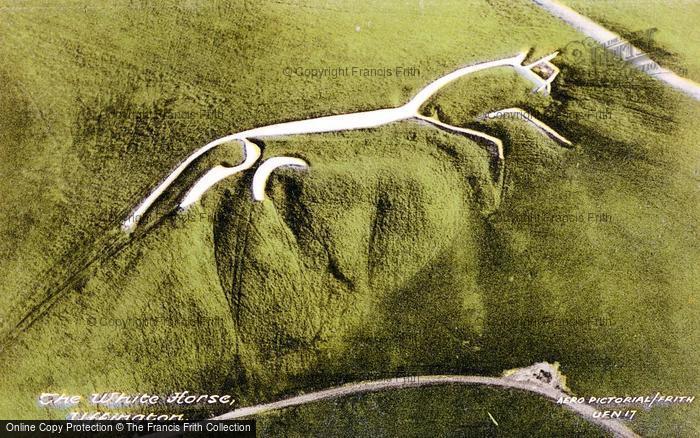Photo of Uffington, The White Horse c.1938