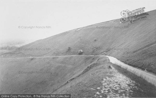 Photo of Uffington, The White Horse c.1960