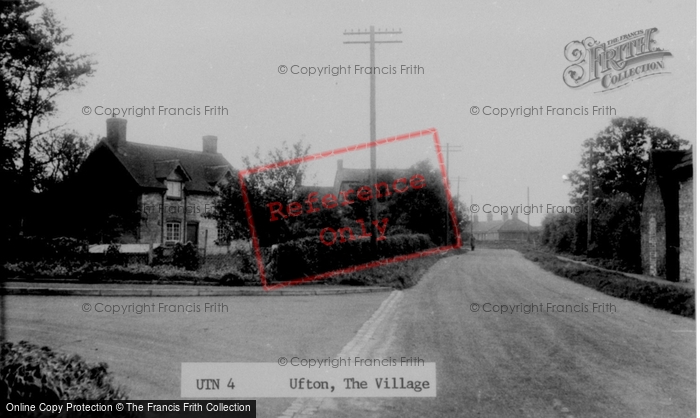 Photo of Ufton, The Village c.1955