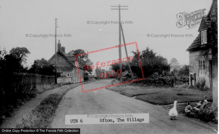 Photo of Ufton, The Village c.1955