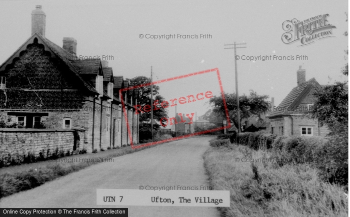 Photo of Ufton, The Village c.1955