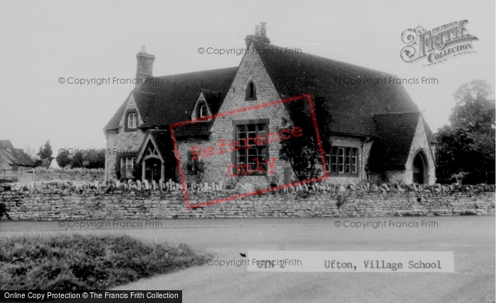 Photo of Ufton, Village School c.1955