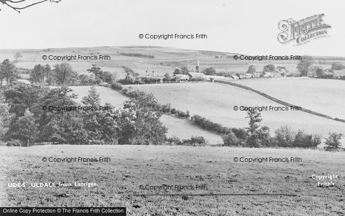 Photo of Uldale, From Latriggs c.1955