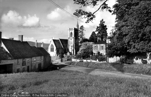 Photo of Uley, The Green And Church Of St Giles c.1965