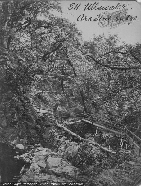 Photo of Ullswater, Aira Force Bridge c.1861