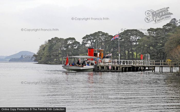 Photo of Ullswater, Steamer At Howtown Pier c.2005