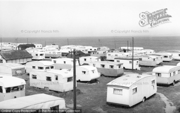 Photo of Ulrome, Beachbank Caravan Site c.1960