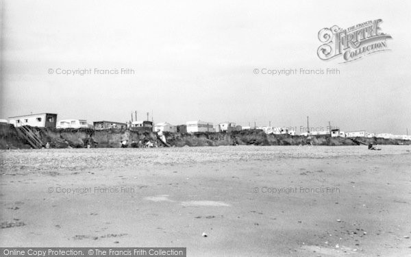 Photo of Ulrome, Beachbank Caravan Site c.1960