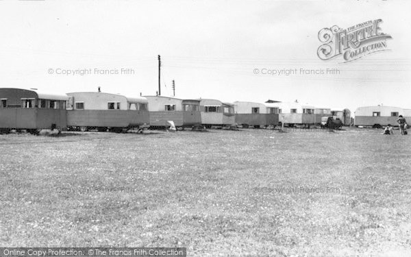 Photo of Ulrome, Beachbank Caravan Site c.1960