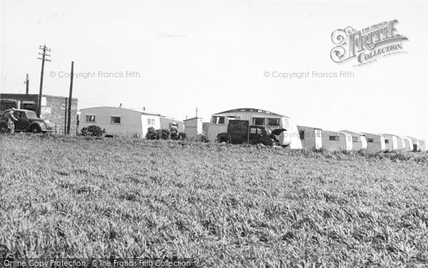 Photo of Ulrome, Beachbank Estate Caravan Park c.1955