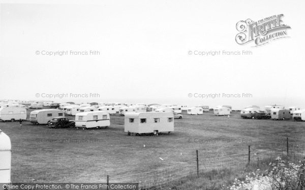 Photo of Ulrome, Seaside Caravan Site c.1960