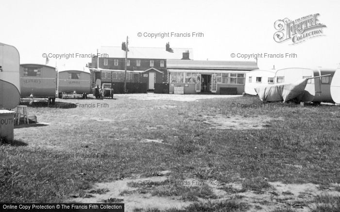 Photo of Ulrome, Southfield Caravan Site And Coastguard Houses c.1955