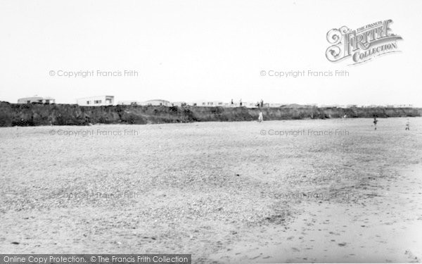 Photo of Ulrome, The Beach, Seaside Caravan Site c.1960