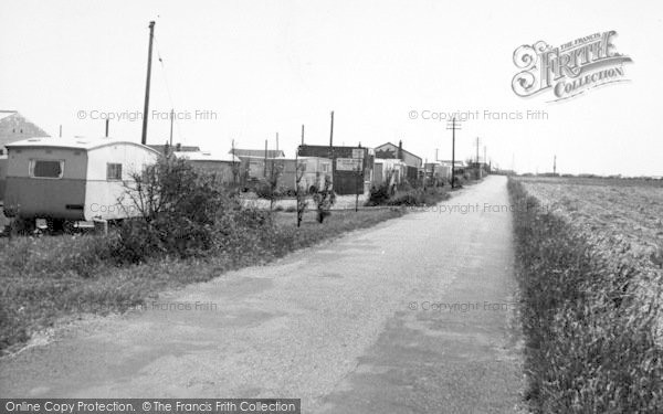 Photo of Ulrome, The Road c.1955