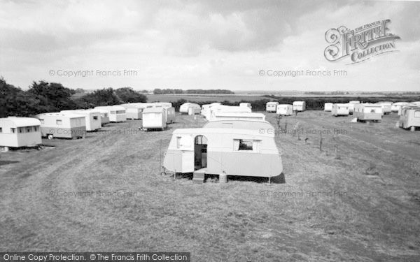 Photo of Ulrome, Top View Caravan Site c.1960