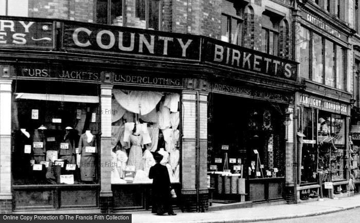 Photo of Ulverston, Birkett's County Store, New Market Street 1912