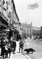 Boy And Dog, King Street 1912, Ulverston