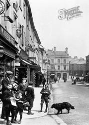 Boy And Dog, King Street 1912, Ulverston