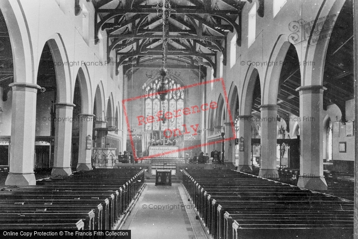 Photo of Ulverston, Church Interior 1912