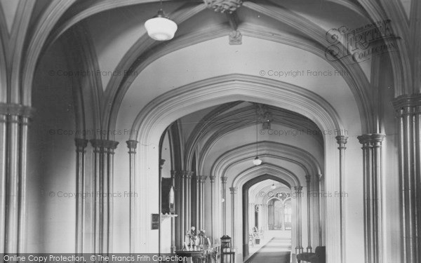 Photo of Ulverston, Conishead Priory, Main Corridor c.1931