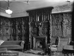 Conishead Priory, The Oak Room c.1931, Ulverston