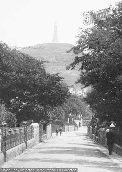 Photo of Ulverston, Hoad Hill  From Church Walk 1895