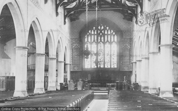 Photo of Ulverston, Holy Trinity Church Interior 1895