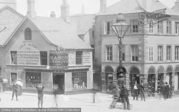 Photo of Ulverston, Mackereth & Son Chemist And Druggist, Market Place 1895