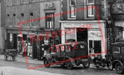 Shops In Market Street 1929, Ulverston