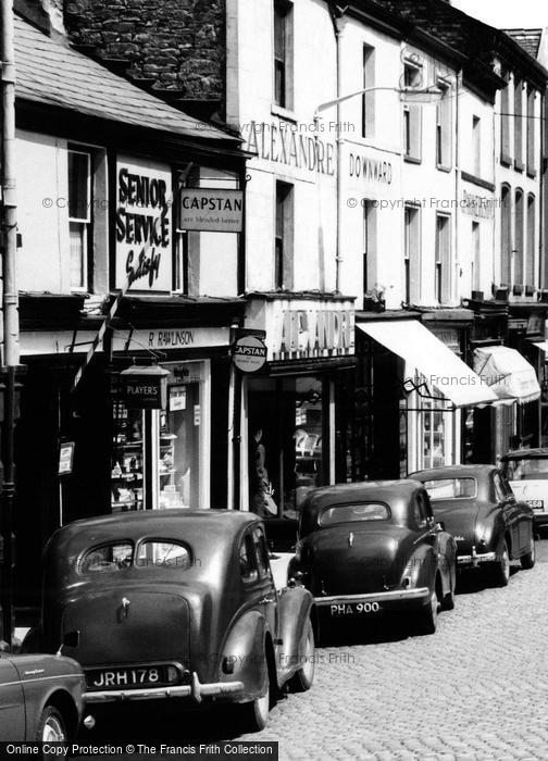 Photo of Ulverston, Shops In Market Street 1961