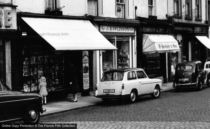 Photo of Ulverston, Shops In Market Street 1961