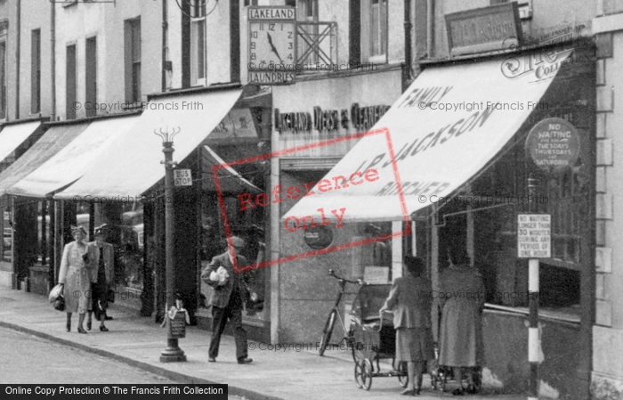 Photo of Ulverston, Shops, King Street c.1950