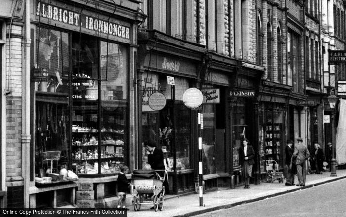 Photo of Ulverston, Shops, New Market Street c.1950