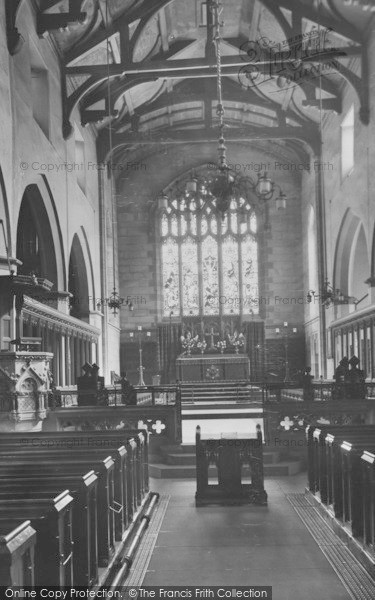 Photo of Ulverston, St Mary's Church Interior 1907
