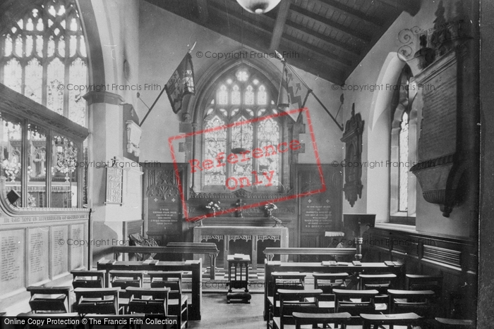 Photo of Ulverston, St Mary's Church, War Memorial Chapel 1907