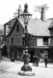 Street Lamp In The Market Place 1912, Ulverston